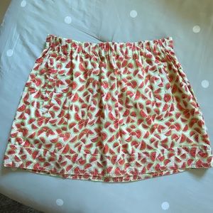 J. Crew Watermelon Print Pull-On Skirt - M (NWT)